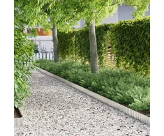 vidaxl Vejo Kraštas 1000 x 15 x 0,03 cm Galvanizuotas plienas