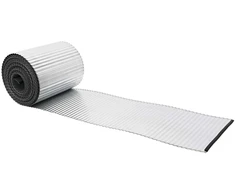Vejo kraštas 20 m x 15 cm Galvanizuotas plienas Sidabrinė