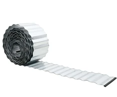 Vejo kraštas 20 m x 30 cm Galvanizuotas plienas Sidabrinė
