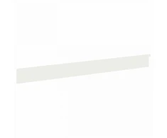 Vejo kraštas 20 vnt. 102 x 10 x 4 cm Plienas Balta