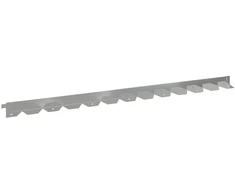 Vejo kraštas 20 pcs 102 x 4 x 4 cm Plienas Sidabrinė