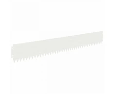 Vejo kraštas 20 pcs 103 x 15 cm Plienas Balta