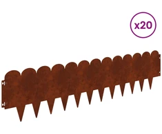 Vejo kraštas 20 pcs 103 x 25 cm Plienas Rūdijanti