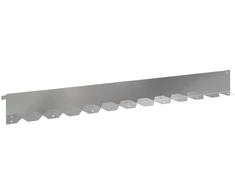 Vejo kraštas 30 pcs 102 x 10 x 4 cm Plienas Sidabrinė