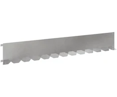 Vejo kraštas 30 pcs 102 x 15 x 4 cm Plienas Sidabrinė