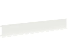 Vejo kraštas 30 pcs 102 x 15 x 4 cm Plienas Balta