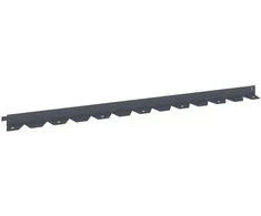 Vejo kraštas 30 pcs 102 x 4 x 4 cm Plienas Antracito