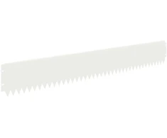 Vejo kraštas 30 pcs 103 x 15 cm Plienas Balta
