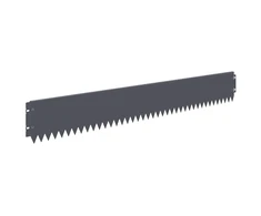 Vejo kraštas 30 pcs 103 x 15 cm Plienas Antracito