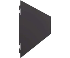 Vejo kraštas 30 vnt. 15 x 103 cm Plienas Juoda