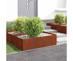 Vejo kraštas 4 pcs 100 x 60 x 35 cm Plienas Rūdijanti