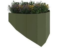 Vejo kraštas 4 vnt. 100 x 45 cm Plienas Alyvuogių žalia