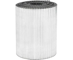 vidaxl Vejo kraštas 5 m x 30 cm Galvanizuotas plienas Sidabrinė