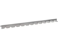 Vejo kraštas 50 pcs 102 x 4 x 4 cm Plienas Sidabrinė