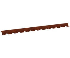 Vejo kraštas 50 pcs 102 x 4 x 4 cm Plienas Rūdijanti