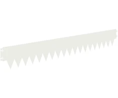 Vejo kraštas 50 pcs 103 x 15 cm metalas Balta