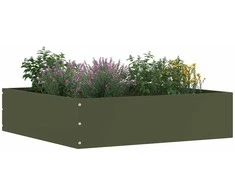 Vejo kraštas 6 pcs Alyvuogių žalia 50 x 50 x 13 cm Plienas