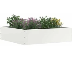 Vejo kraštas 6 pcs Balta 50 x 50 x 13 cm Plienas