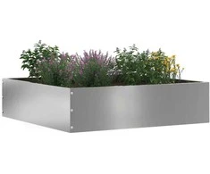 Vejo kraštas 6 pcs Sidabro 50 x 50 x 13 cm Cinkuota plienas