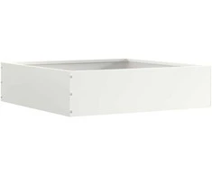 Vejo kraštas Balta 50 x 50 x 13 cm Plienas