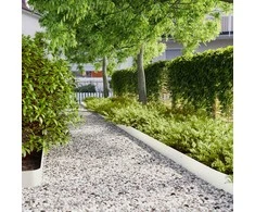 Vejo kraštas 10 pcs 15 x 103 cm Šaltai valcuotas plienas Balta
