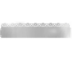 Vejos borteliai 10 pcs Sidabro 103 x 0,05 x 22 cm
