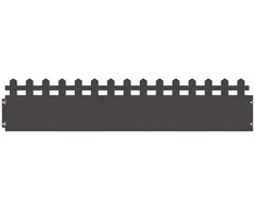 Vejos borteliai 30 pcs Juoda 103 x 0,05 x 22 cm Plienas