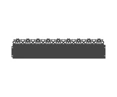 Vejos borteliai 30 pcs Juoda 103 x 0,05 x 22 cm Plienas