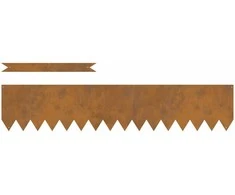 Vejo kraštas 30 pcs Ruda 100 x 0.05 x 20 cm