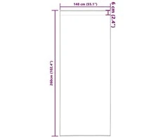 Aksominio tipo užuolaidos 2 vnt. Pilka 260 x 140 cm Aksomas
