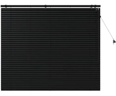 Venecijos žaliuzės Juoda 135 x 130 cm 35 mm
