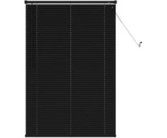 Venecijos žaliuzės Juodas 150 x 70 cm PVC