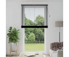 Venecijos žaliuzės Juodas 213 x 120 cm PVC