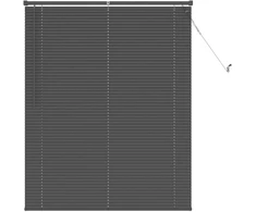 Venecijos žaliuzės Sidabrinė Pilka 150 x 110 cm 25 mm PVC