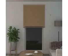 Venecijos žaliuzės Šviesiai ruda su raštu 213 x 70 cm 25 mm PVC