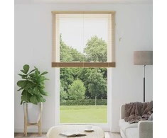 Venecijos žaliuzės Šviesiai ruda su raštu 213 x 120 cm PVC