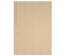 Venecijos žaliuzės Šviesiai ruda su raštu 213 x 140 cm PVC
