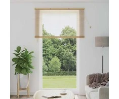 Venecijos žaliuzės Šviesiai ruda su raštu 213 x 130 cm PVC