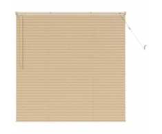 Venecijos žaliuzės Šviesiai ruda su raštu 150 x 150 cm PVC