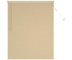 Venecijos žaliuzės Šviesiai ruda su raštu 150 x 120 cm PVC