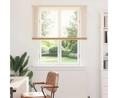 Venecijos žaliuzės Šviesiai ruda su raštu 150 x 120 cm PVC