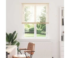 Venecijos žaliuzės Šviesiai ruda su raštu 150 x 70 cm PVC