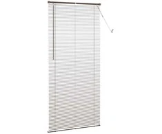 Venecijos žaliuzės Tamsiai ruda su raštu 213 x 100 cm 25 mm PVC