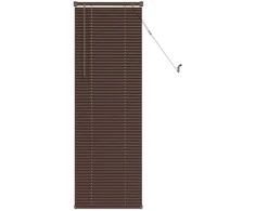 Venecijos žaliuzės Tamsiai ruda su raštu 150 x 40 cm PVC