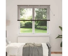 Venecijos žaliuzės Tamsiai ruda su raštu 150 x 130 cm PVC