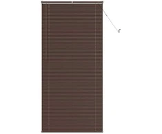 Venecijos žaliuzės Tamsiai ruda su raštu 213 x 100 cm PVC