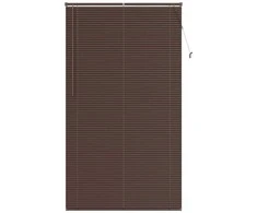 Venecijos žaliuzės Tamsiai ruda su raštu 213 x 110 cm PVC