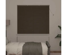 Venecijos žaliuzės Tamsiai ruda su raštu 150 x 140 cm PVC