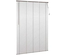 Venecijos žaliuzės Tamsiai ruda su raštu 213 x 160 cm 25 mm PVC