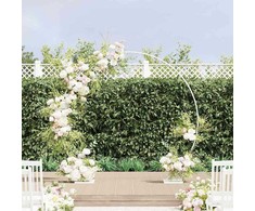 Vestuvinis Arklys Baltas 220 x 45 x 200 cm Plienas
